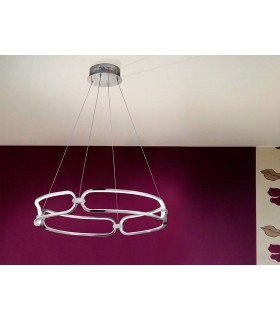 Integrated LED Ceiling Pendant Chrome - 1