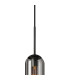 Clarkson 10cm Single Pendant 1 Light Adjustable E27 Satin Black / Smoke Fade-8