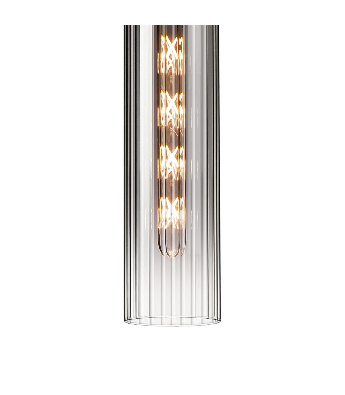 Clarkson 10cm Single Pendant 1 Light Adjustable E27 Satin Black / Smoke Fade-9