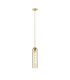 Clarkson 10cm Single Pendant 1 Light Adjustable E27 Satin Gold / Cognac-4