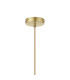 Clarkson 10cm Single Pendant 1 Light Adjustable E27 Satin Gold / Cognac-6