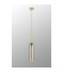 Clarkson 10cm Single Pendant 1 Light Adjustable E27 Satin Gold / Cognac-9