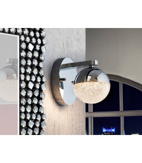 Integrated LED Wall Lamp Polished chrome - 1