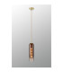 Clarkson 10cm Single Pendant 1 Light Adjustable E27 Satin Gold / Copper Fade-3