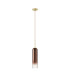 Clarkson 10cm Single Pendant 1 Light Adjustable E27 Satin Gold / Copper Fade-5