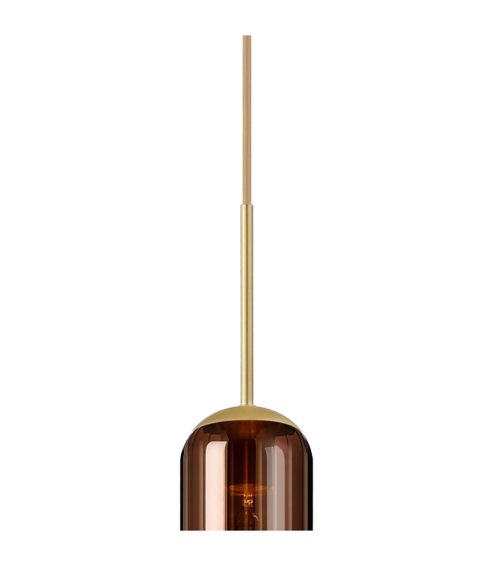 Clarkson 10cm Single Pendant 1 Light Adjustable E27 Satin Gold / Copper Fade-7