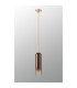 Clarkson 10cm Single Pendant 1 Light Adjustable E27 Satin Gold / Copper Fade-9