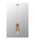 Clarkson 10cm Single Pendant 1 Light Adjustable E27 Satin Gold / Gold Fade-3