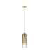 Clarkson 10cm Single Pendant 1 Light Adjustable E27 Satin Gold / Gold Fade-4