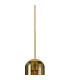 Clarkson 10cm Single Pendant 1 Light Adjustable E27 Satin Gold / Gold Fade-7