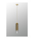 Clarkson 10cm Single Pendant 1 Light Adjustable E27 Satin Gold / Gold Fade-9