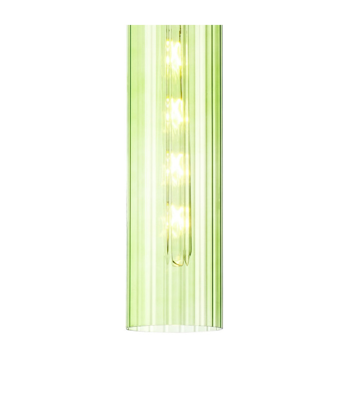 Clarkson 10cm Single Pendant 1 Light Adjustable E27 Satin Gold / Green-8