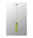 Clarkson 10cm Single Pendant 1 Light Adjustable E27 Satin Gold / Green-9