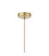 Clarkson 10cm Single Pendant 1 Light Adjustable E27 Satin Gold / Smoke Fade-6