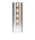 Clarkson 10cm Single Pendant 1 Light Adjustable E27 Satin Gold / Smoke Fade-8