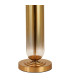 Clarkson Tubular Table Lamp 1 Light E27 Brass Gold/Gold Fade Glass/Ivory/Champagne 40cm Velvet Shade-6