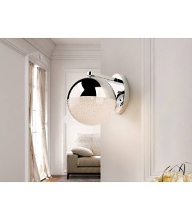 Integrated LED Wall Lamp Polished chrome - 1