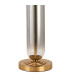 Clarkson Tubular Table Lamp 1 Light E27 Brass Gold/Smoke Fade Glass/Black 40cm Linen Shade-6