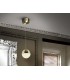 Integrated LED Globe Ceiling Pendant Brass - 1