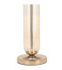 Clarkson Tubular Table Lamp 1 Light E27 Polished Nickel/Clear Glass/Ivory 40cm Faux Silk Shade-6