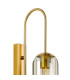 Clarkson 70cm Curved Wall Light 1 Light E27 Brass Gold / Cognac-4