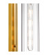 Clarkson 70cm Curved Wall Light 1 Light E27 Brass Gold / Clear-6
