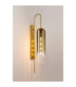 Clarkson 70cm Curved Wall Light 1 Light E27 Brass Gold / Gold Fade-3