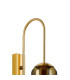 Clarkson 70cm Curved Wall Light 1 Light E27 Brass Gold / Gold Fade-5