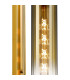 Clarkson 70cm Curved Wall Light 1 Light E27 Brass Gold / Gold Fade-6