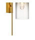 Clarkson 70cm Curved Wall Light 1 Light E27 Brass Gold / Gold Fade-7