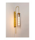 Clarkson 70cm Curved Wall Light 1 Light E27 Brass Gold / Smoke Fade-3