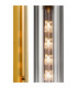 Clarkson 70cm Curved Wall Light 1 Light E27 Brass Gold / Smoke Fade-6