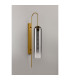 Clarkson 70cm Curved Wall Light 1 Light E27 Brass Gold / Smoke Fade-8