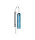 Clarkson 70cm Curved Wall Light 1 Light E27 Polished Nickel / Blue-4