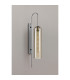 Clarkson 70cm Curved Wall Light 1 Light E27 Polished Nickel / Cognac-8