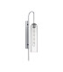 Clarkson 70cm Curved Wall Light 1 Light E27 Polished Nickel / Clear-4
