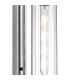 Clarkson 70cm Curved Wall Light 1 Light E27 Polished Nickel / Clear-6