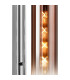 Clarkson 70cm Curved Wall Light 1 Light E27 Polished Nickel / Copper Fade-6