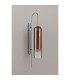 Clarkson 70cm Curved Wall Light 1 Light E27 Polished Nickel / Copper Fade-8