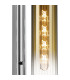 Clarkson 70cm Curved Wall Light 1 Light E27 Polished Nickel / Gold Fade-6