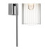 Clarkson 70cm Curved Wall Light 1 Light E27 Polished Nickel / Gold Fade-7