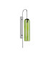 Clarkson 70cm Curved Wall Light 1 Light E27 Polished Nickel / Green-4