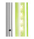 Clarkson 70cm Curved Wall Light 1 Light E27 Polished Nickel / Green-6