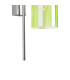 Clarkson 70cm Curved Wall Light 1 Light E27 Polished Nickel / Green-7