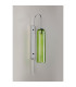 Clarkson 70cm Curved Wall Light 1 Light E27 Polished Nickel / Green-8