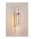 Clarkson 70cm Curved Wall Light 1 Light E27 Polished Nickel / Smoke Fade-3