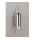 Clarkson 70cm Curved Wall Light 1 Light E27 Polished Nickel / Smoke Fade-8