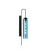 Clarkson 70cm Curved Wall Light 1 Light E27 Satin Black / Blue-1