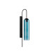Clarkson 70cm Curved Wall Light 1 Light E27 Satin Black / Blue-3