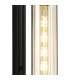 Clarkson 70cm Curved Wall Light 1 Light E27 Satin Black / Cognac-6